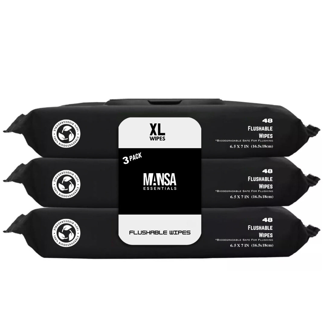 Warrior Wipes - Flushable Wipes - Mansa Essentials