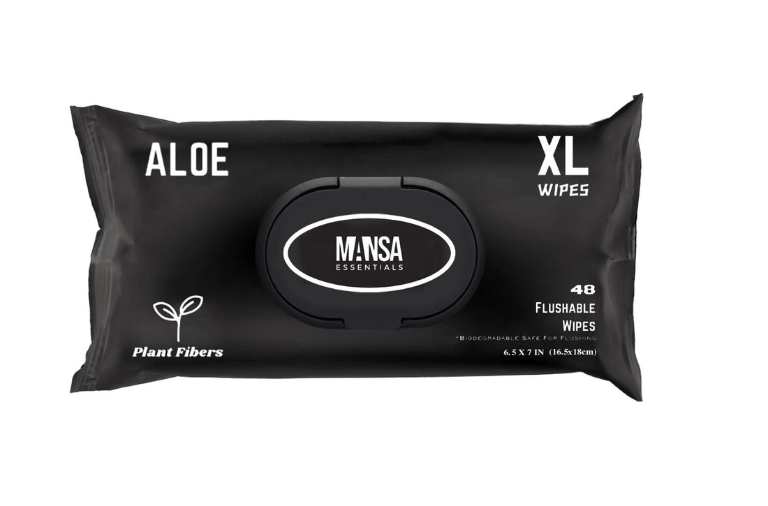 Warrior Wipes - Flushable Wipes - Mansa Essentials